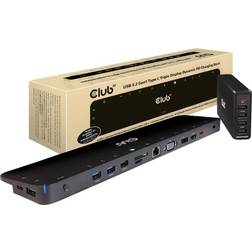 Club 3D ChargingDock USB-C 3.2 ->7xUSB/DP/HDMI/LAN/Audio